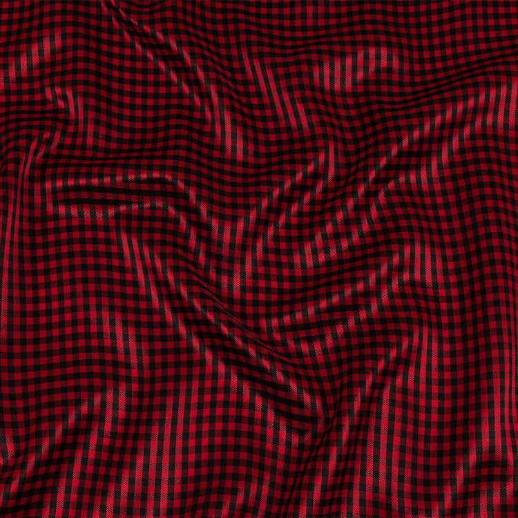 template--25130090922057__main-Mini Gingham Acetate Twill Lining - Red and Black