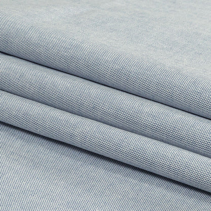 Calendered Organic Cotton Oxford - Light Blue - Chesterton Collection Folded
