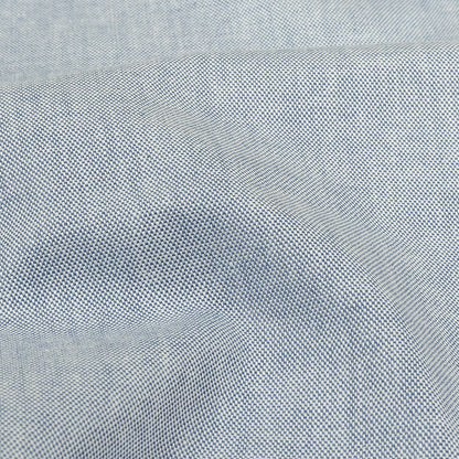 Calendered Organic Cotton Oxford - Light Blue - Chesterton Collection Detail