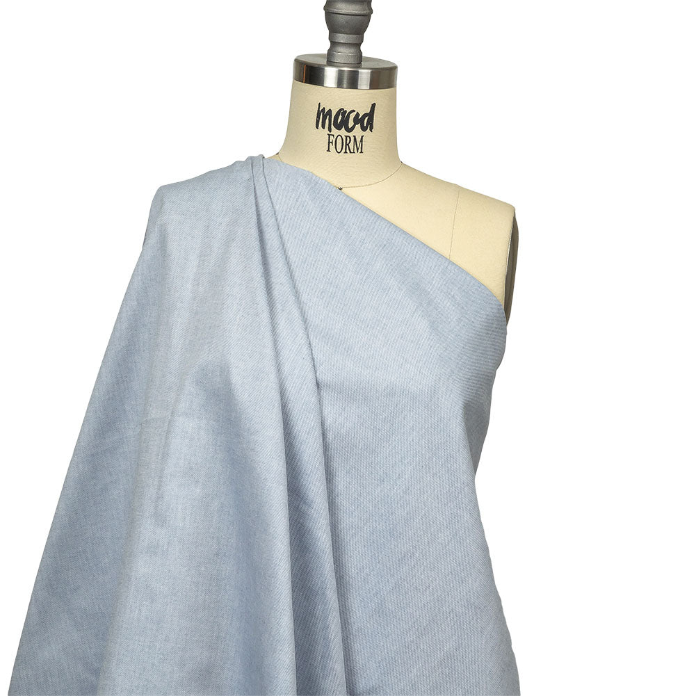 Calendered Organic Cotton Oxford - Light Blue - Chesterton Collection Drape