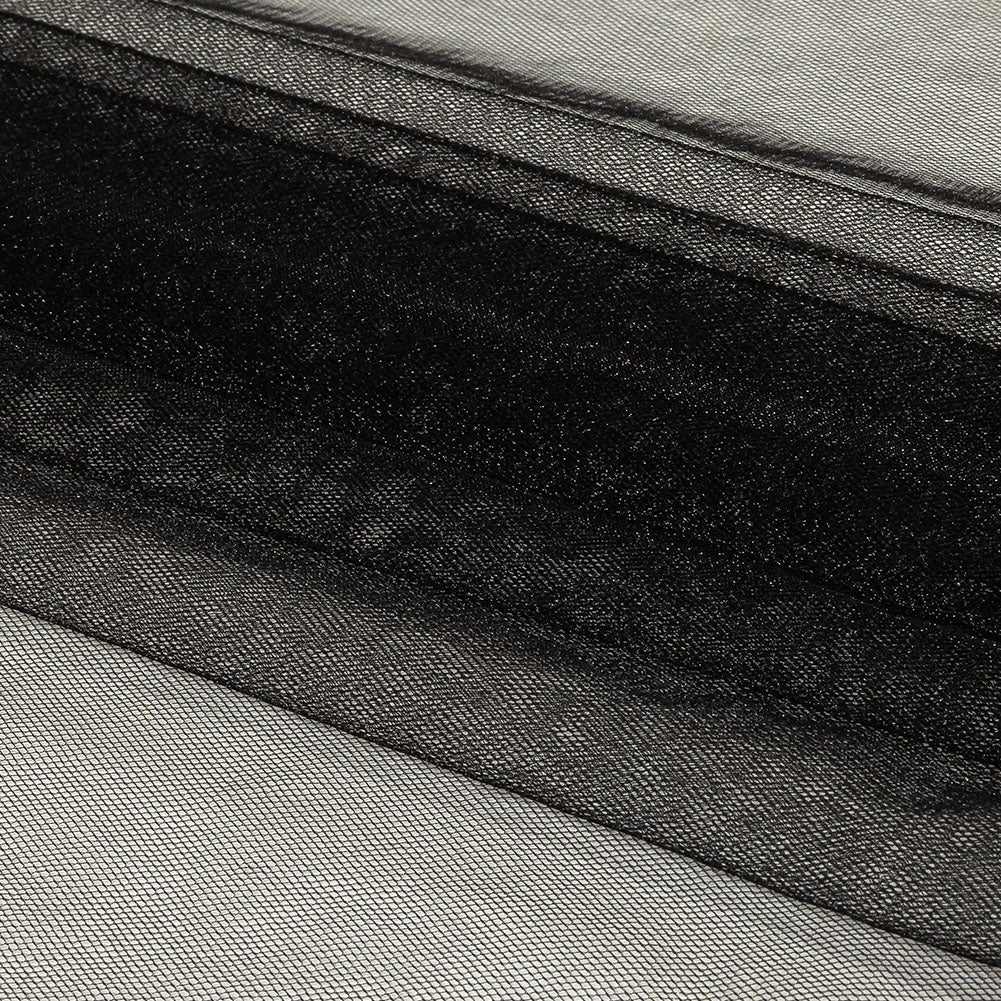 Shimmering Soft Tulle - Black - Kallisto Collection