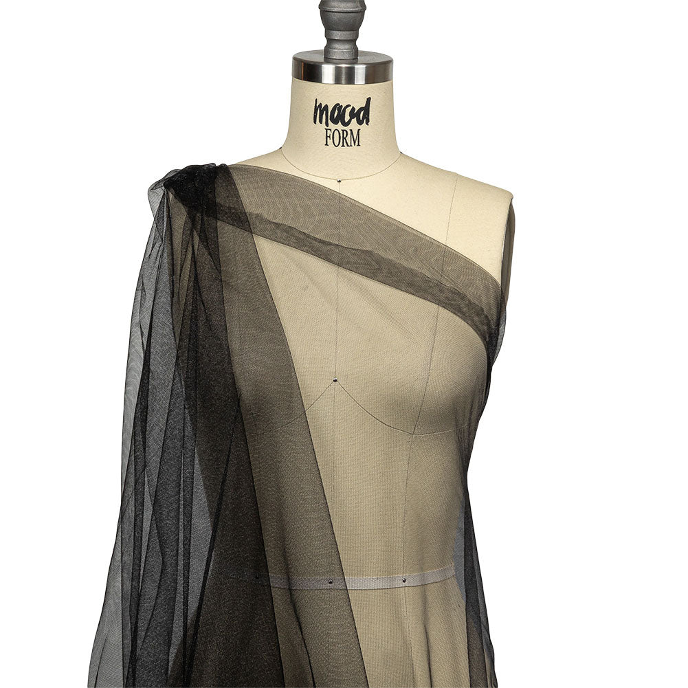 Shimmering Soft Tulle - Black - Kallisto Collection
