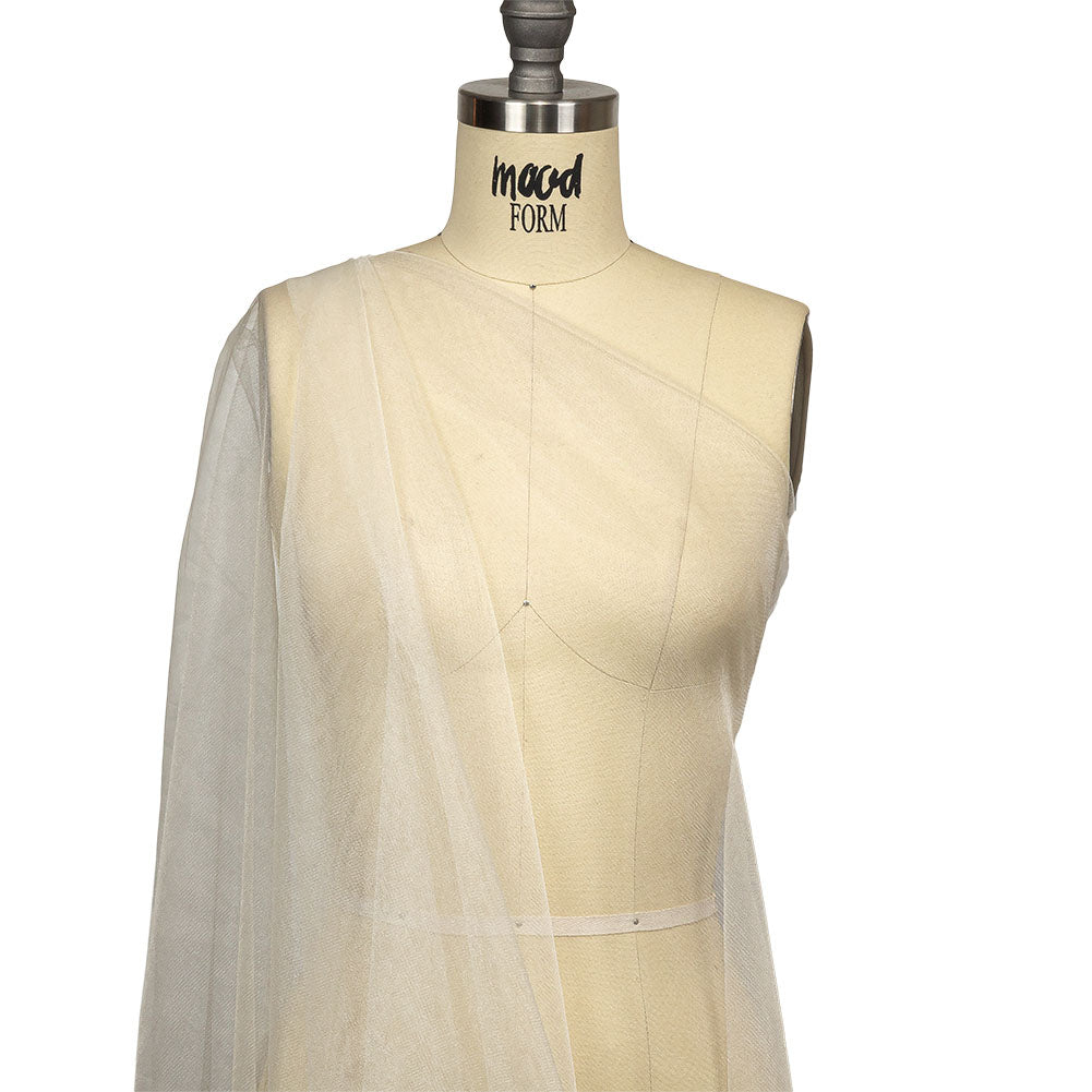 Shimmering Soft Tulle - Bone White - Kallisto Collection