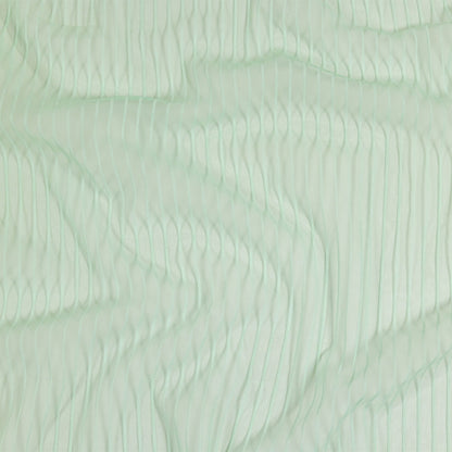 Embroidery Striped Tulle - Subtle Green - Elsinore Collection