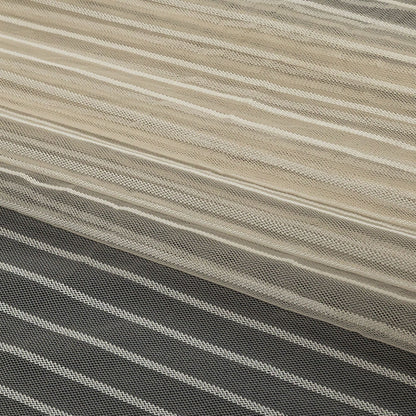 Embroidery Striped Tulle - Bridal Blush - Elsinore Collection