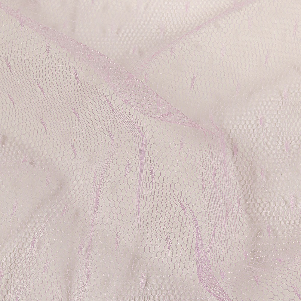 Point D'Esprit Tulle - Lilac - Remi Collection