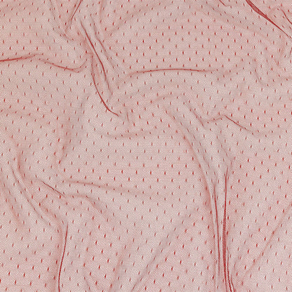 Point D'Esprit Tulle - Wine - Remi Collection