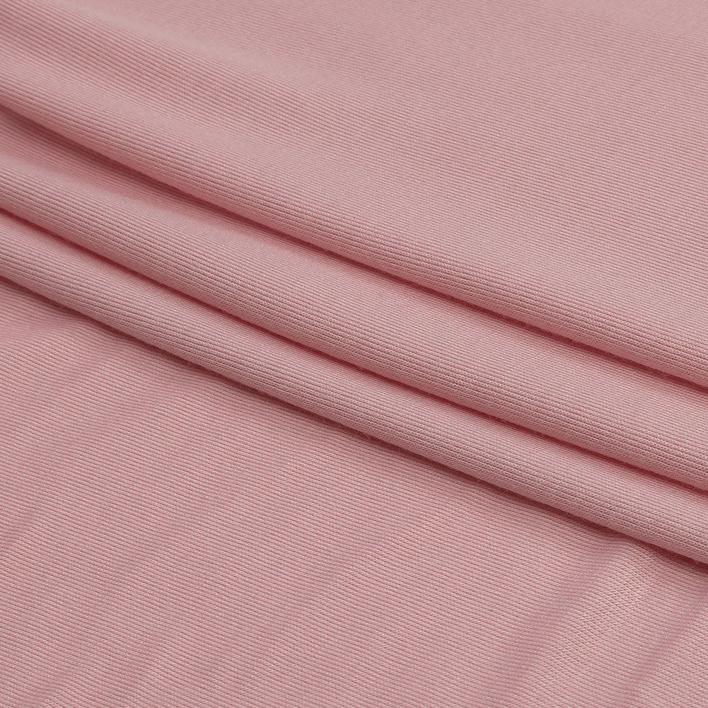 Baby Pink Stretch Rayon Jersey Folded
