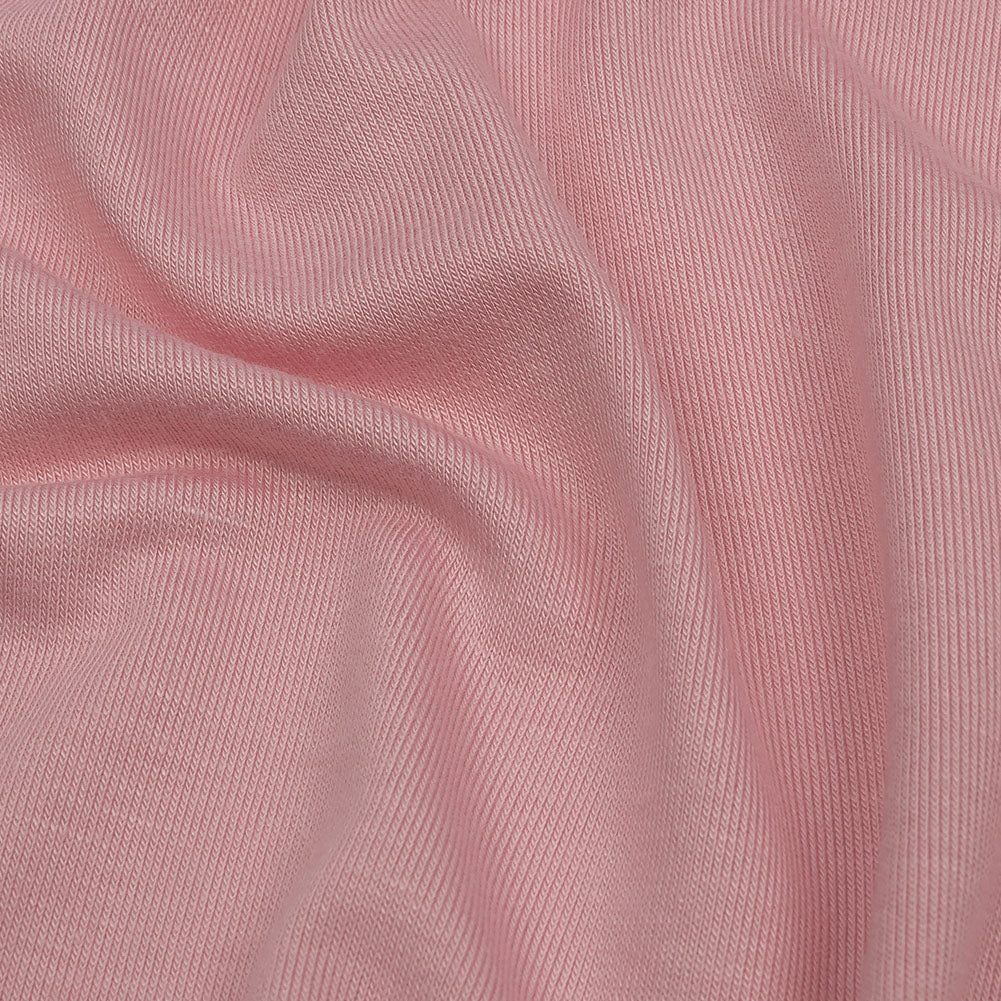 Baby Pink Stretch Rayon Jersey Detail