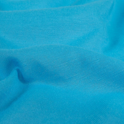 Summer Sky Lightweight Polyester Jersey Detail