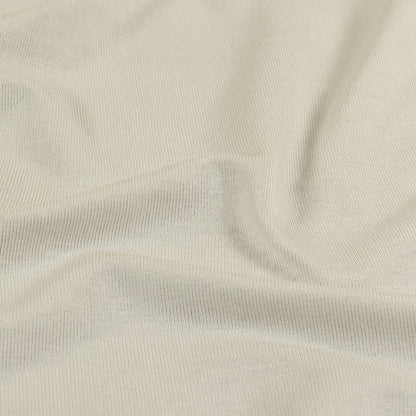 Whisper White Stretch Rayon Jersey Detail