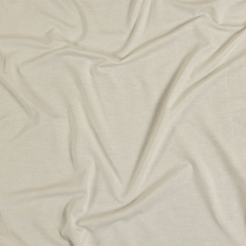 Whisper White Stretch Rayon Jersey