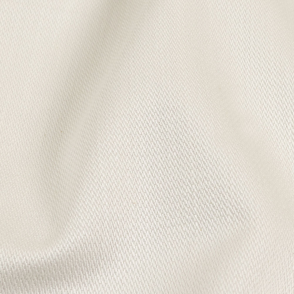 Whisper White Heavyweight Cotton Twill Folded