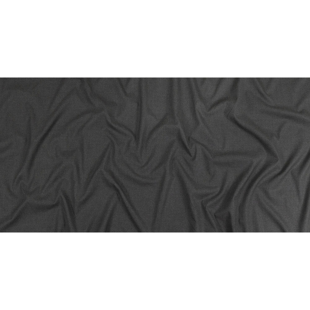 Heathered Gray Stretch Polyester Suiting Full