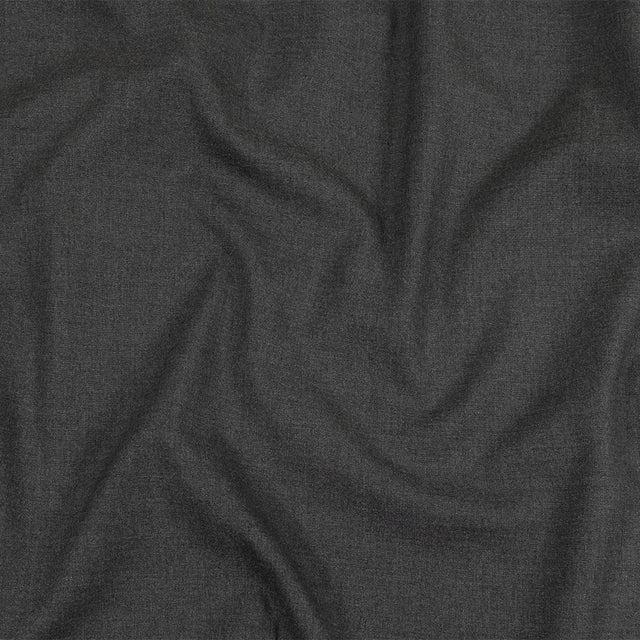 Heathered Gray Stretch Polyester Suiting