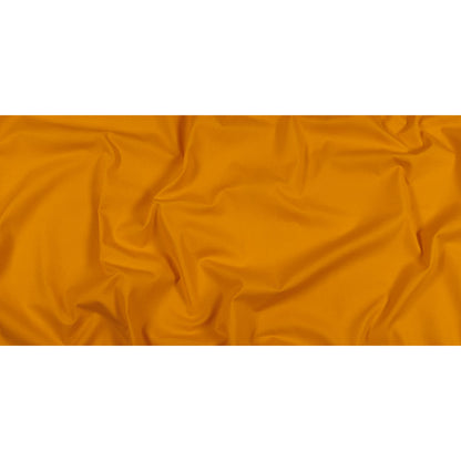 Golden Yellow Polyester and Cotton Poplin Full