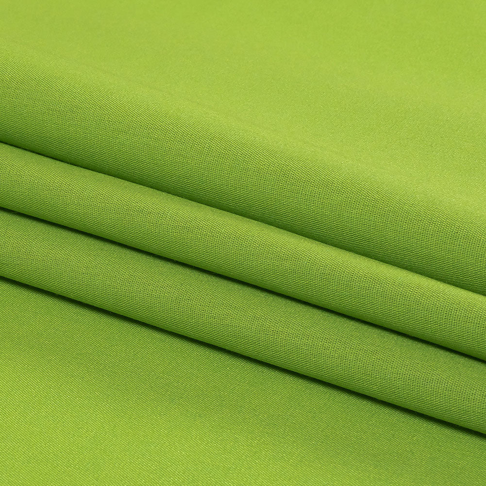 Lime Polyester and Cotton Poplin Folded