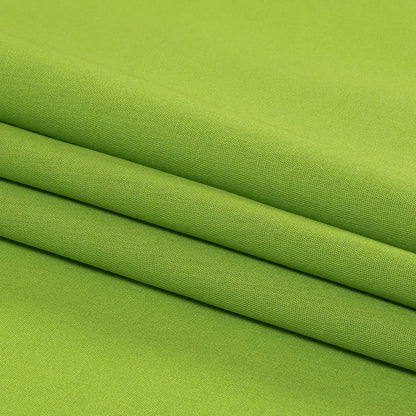 Lime Polyester and Cotton Poplin Folded