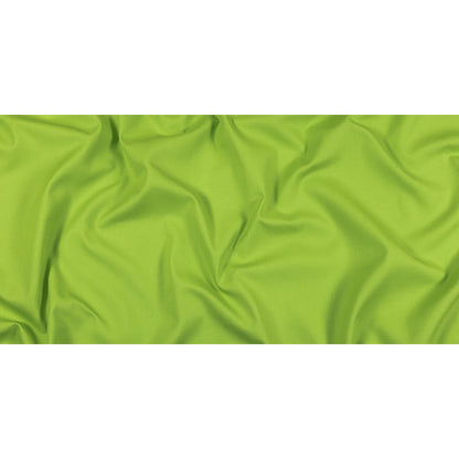Lime Polyester and Cotton Poplin Full