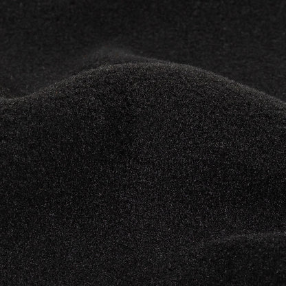 Black Polyester Fleece Detail