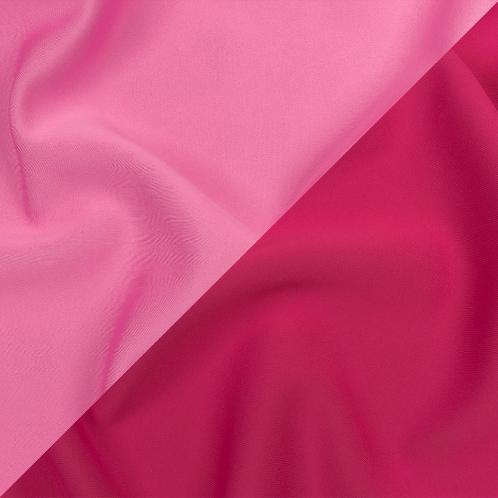 Double Faced Stretch Neoprene 3yd Bundle - Fuchsia Purple and Pink Carnation - Wave Collection