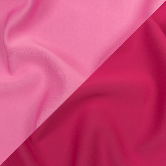 Double Faced Stretch Neoprene 3yd Bundle - Fuchsia Purple and Pink Carnation - Wave Collection