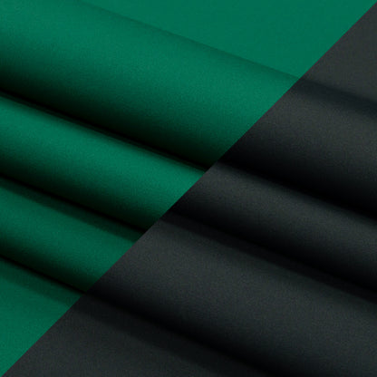Double Faced Stretch Neoprene 3yd Bundle - Gravel Gray and Forest Green - Wave Collection