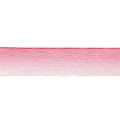 Light Pink and White Ombre Wire Edged Ribbon - 0.875"
