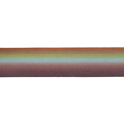 Gold and Green Ombre Wire Edged Ribbon - 0.875"