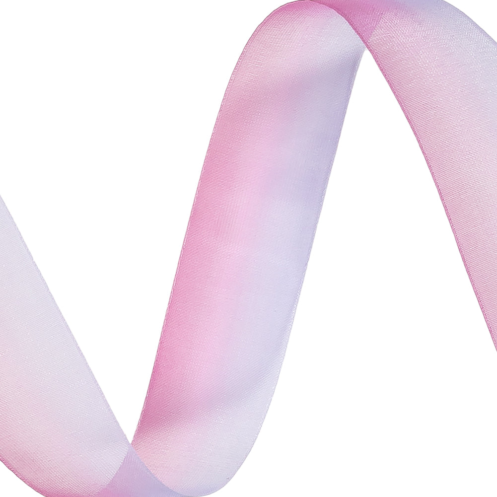 Sheer Purple Ombre Ribbon - 0.875" - Detail