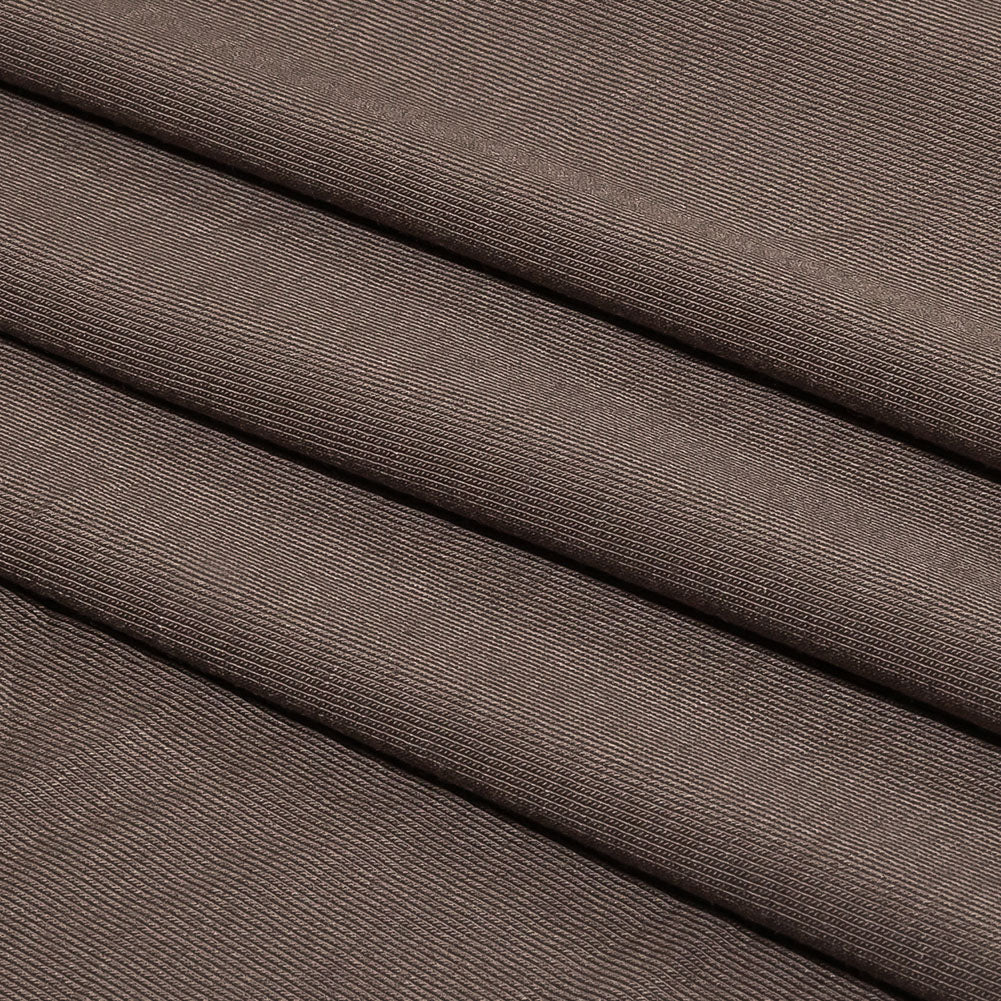 Ultra-Soft Rayon Jersey - Dark Taupe - Cyrus Collection Folded
