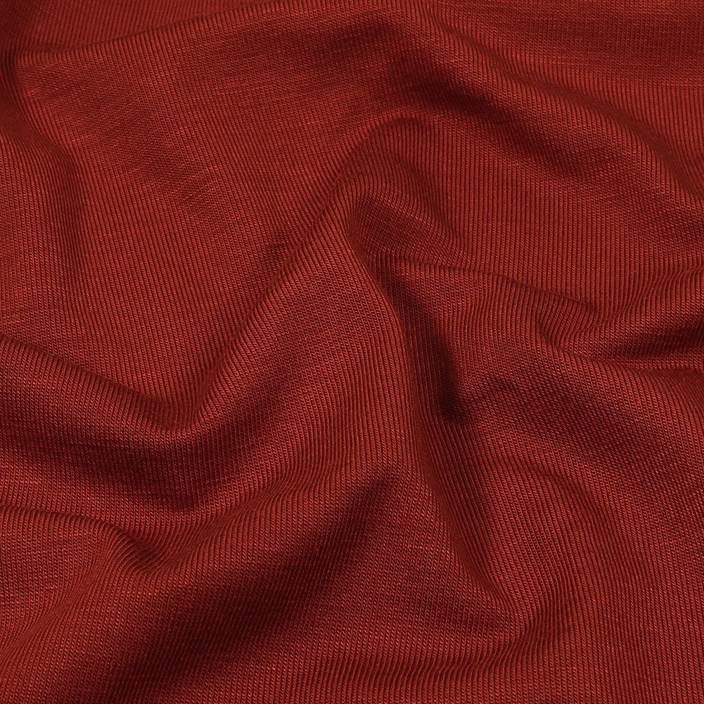 Ultra-Soft Rayon Jersey - New Brick - Cyrus Collection