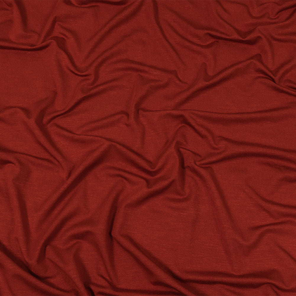 Ultra-Soft Rayon Jersey - New Brick - Cyrus Collection