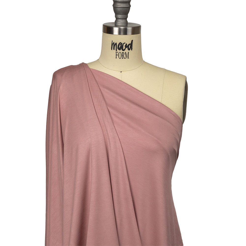 Cyrus Light Mauve Premium Ultra-Soft Rayon Jersey Drape
