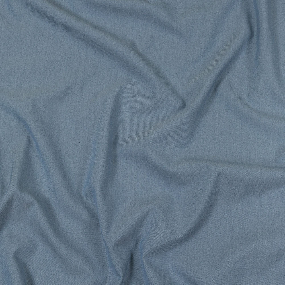 Liz Claiborne Coastal Blue Stretch Polyester Chambray