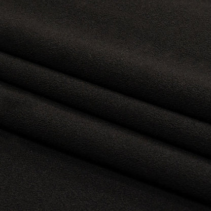 Black Polyester Crepe Folded
