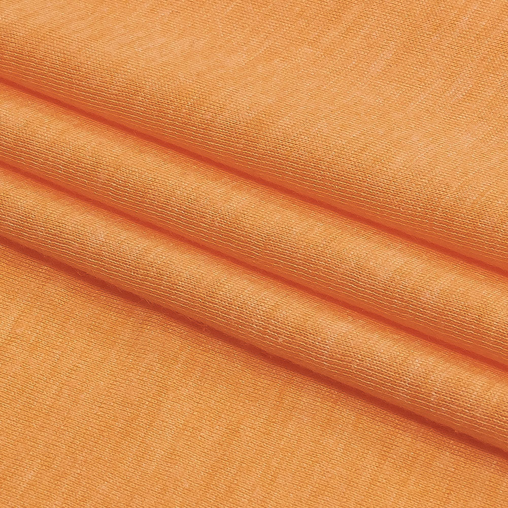 Creamsicle Striated Polyester Jersey Folded