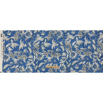 Mood Exclusive Light Blue Illustrated Cultivation Stretch Cotton Woven Full