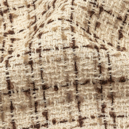 Fog, Amphora and Rocky Road Plaid Tweedy Polyester Boucle Detail