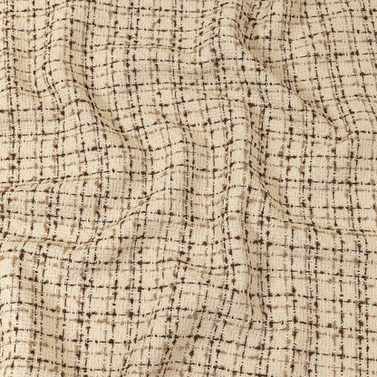 Fog, Amphora and Rocky Road Plaid Tweedy Polyester Boucle