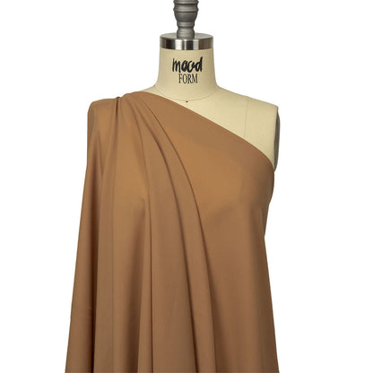The Row Tan Fluid Polyester Twill Drape
