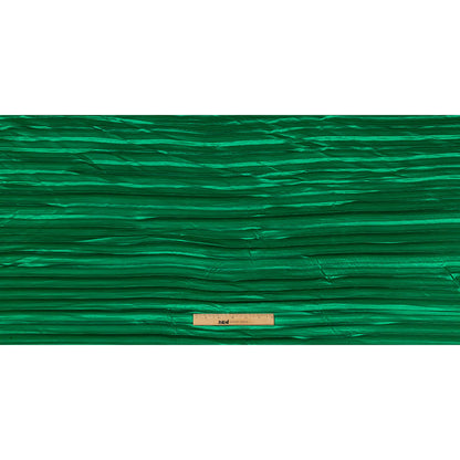 Pleated Stretch Satin - Grass Green - Andreas Collection Full