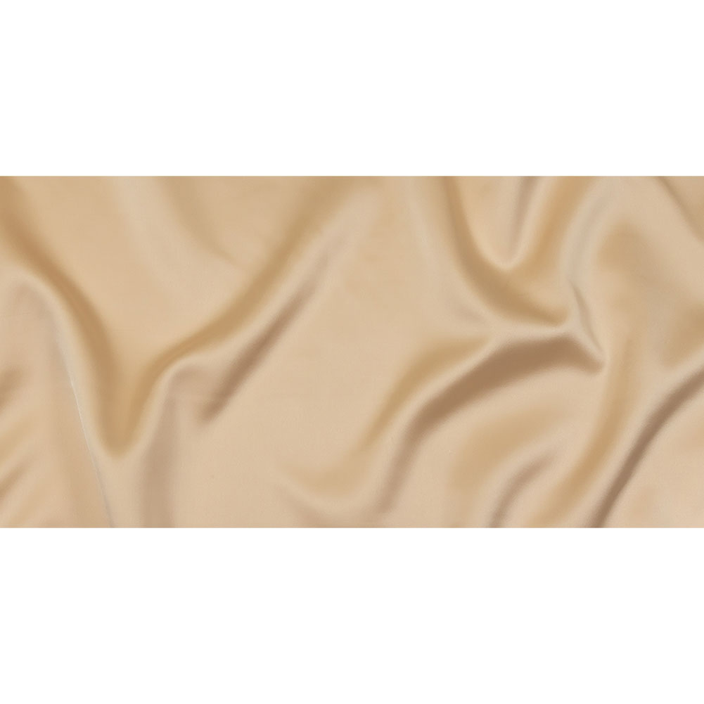 Carolina Herrera Italian Cream Peach Polyester Duchesse Satin Full