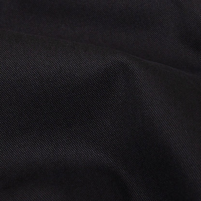Carolina Herrera Italian Black Stretch Cotton Pique Detail