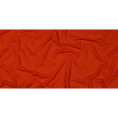 Orange Stretch Rayon Interlock Knit - Full