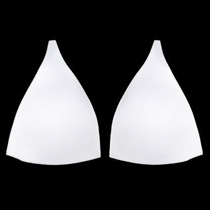White Triangle Bra Cup - Size 02 Detail