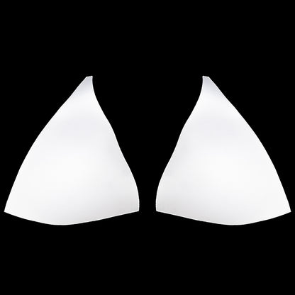 White Triangle Bra Cup - Size 18 Detail