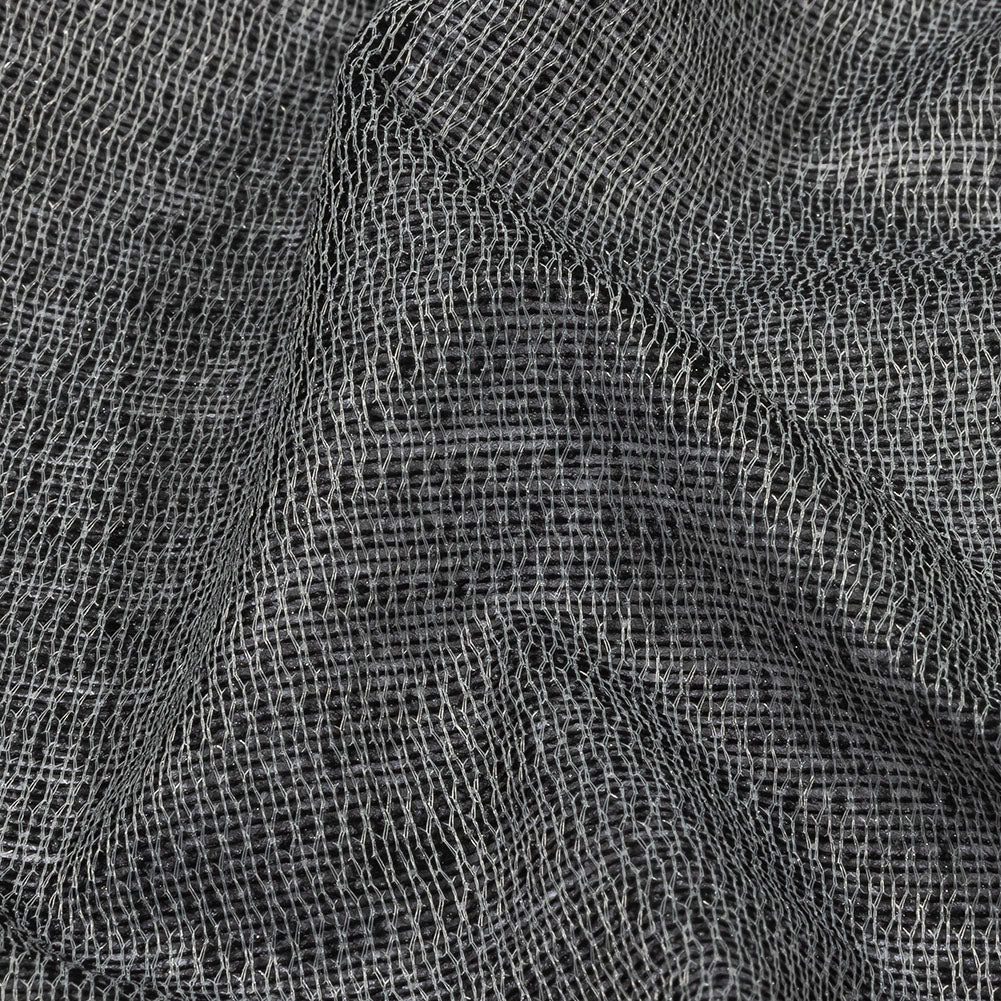 Woven Weft Fusible Interfacing Single-Sided - Pirate Black Detail