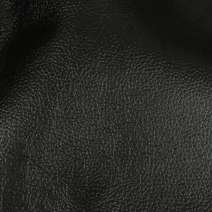Black Pebbled Heavy Faux Leather Detail