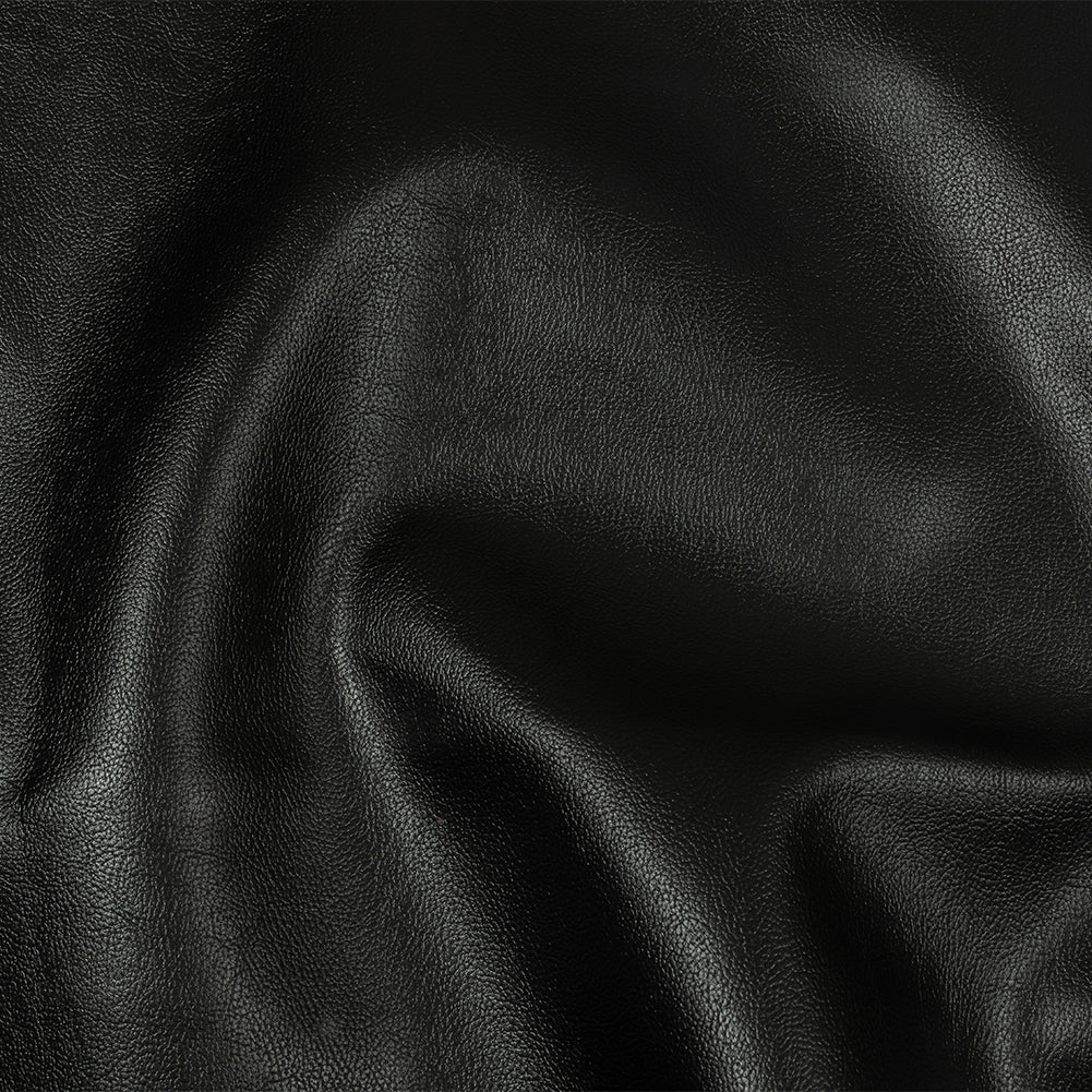 Black Pebbled Heavy Faux Leather